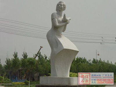公园人物石雕像