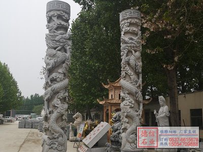 石龙柱雕刻制作厂家